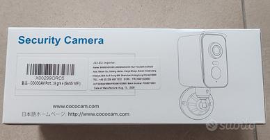 telecamera nuova mai aperta 