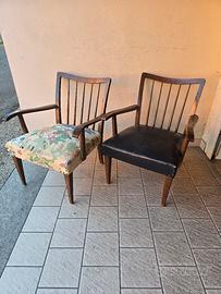 coppia poltrone paolo buffa  borsani anni 40
