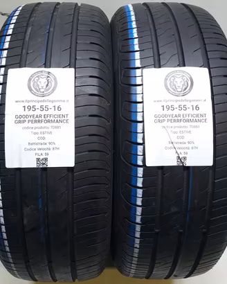 2 GOMME 195 55 16 GOODYEAR A70881
