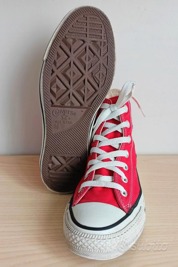 Converse AllStar Rosse Abbigliamento e Accessori In vendita a Varese