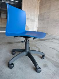Sedia da ufficio e cameretta  girevole - Blu