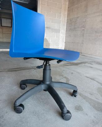 Sedia da ufficio e cameretta  girevole - Blu