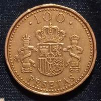 Moneta da 100 Pesetas del 1998 Spagna 