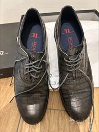 Scarpe uomo JACKAL cuoio+pelle NUOVE