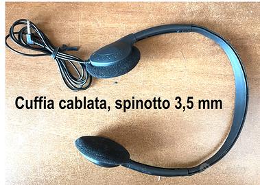 CUFFIA CABLATA AUDIO, media qualità