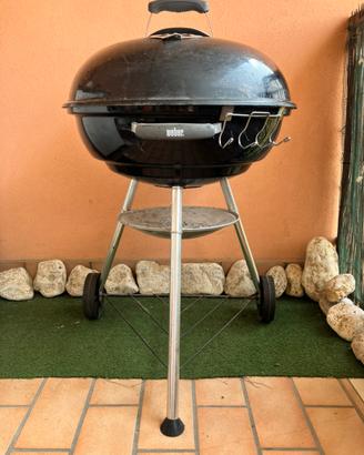 Weber Compact Kettle 57 cm barbecue carbone