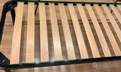 Rete letto con doghe legno