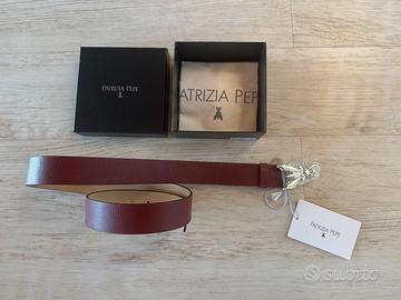 Cintura Patrizia Pepe bordeaux