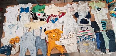 3° Stock misto abbigliamento bambino 1-6 mesi