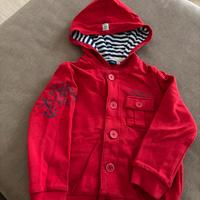 Giubbotto felpa bambino 4/5 anni Original Marines