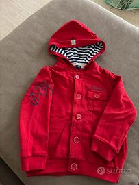 Giubbotto felpa bambino 4/5 anni Original Marines