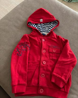 Giubbotto felpa bambino 4/5 anni Original Marines