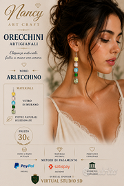 ORECCHINI ARLECCHINO