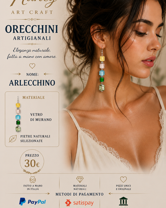 ORECCHINI ARLECCHINO