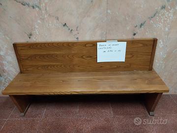 panca in legno di castagno