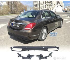 DIFFUSORE MERCEDES CLASSE C W205 14-21 LOOK C63 FI