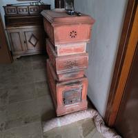 stufa a legna terracotta 