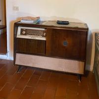 mobile radio giradischi 1958 funzionante 
