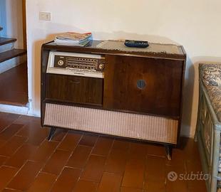 mobile radio giradischi 1958 funzionante 