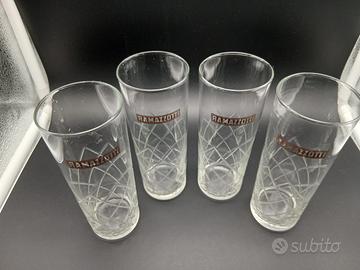 Set 4 Bicchieri Vintage Ramazzotti Anni '70/'80