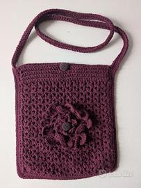 Borsetta Tracolla Uncinetto Fatta A Mano Crochet