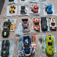 16 Macchine in mattoncini compatibili Lego