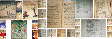 Spartiti musicali vari antichi - anni 1940