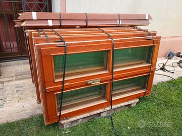 10 infissi legno e vetrocamera