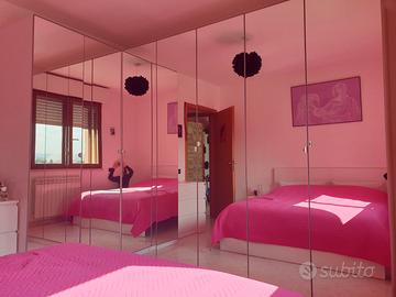 Armadi/Guardaroba Pax bianco specchi