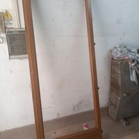 Infisso in legno rovere lamellare