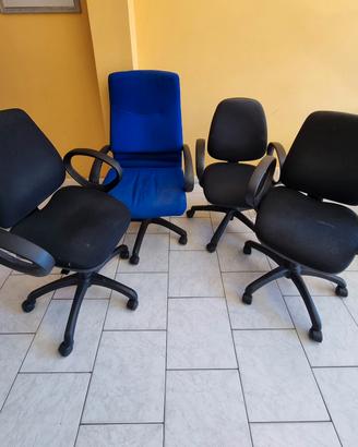Set 4 sedie da Ufficio