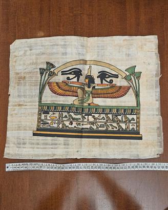 Papiro Autentico Egiziano 42x34 Cm