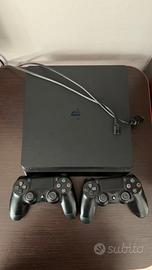 PlayStation 4 Slim 1TB + 2 Joystick originali