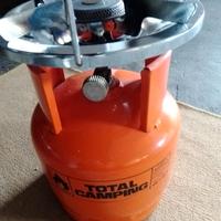 Bombola GPL e fornello camping
