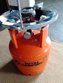 Bombola GPL e fornello camping