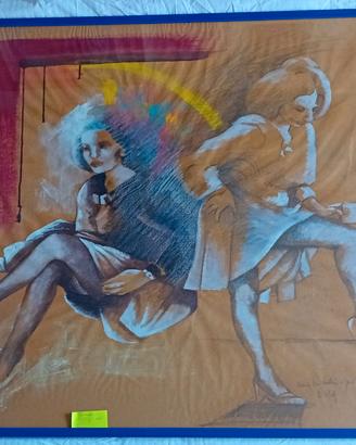 Opere autentiche pittore Libero Vitali con cornici
