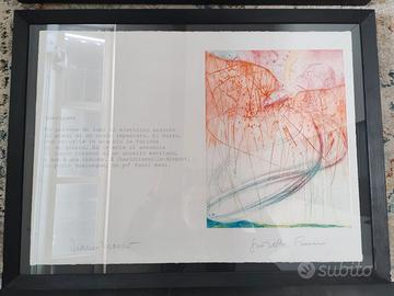 Due litografie 70x100 giosetta fioroni