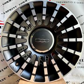 4 CERCHI IN LEGA ORIGINALI RAGGIO 16 FIAT 500