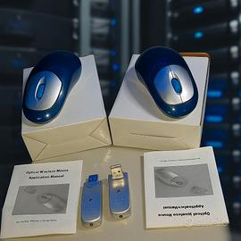 Mouse Senza Filo Wireless - Lotto 2 Pezzi (Nuovi)