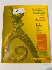 Libro Biologia “Cellula, corpo umano, evoluzione”
