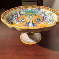 Alzata ceramica Deruta