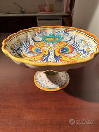 Alzata ceramica Deruta