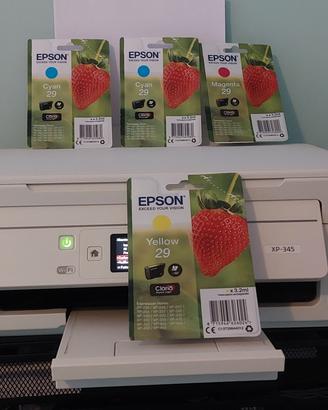 Stampante multif. Epson XP-345 +cartucce 