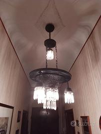 Lampadario anni 50 vintage