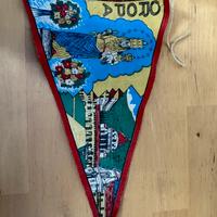 Bandierina souvenir stoffa Oropa