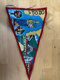 Bandierina souvenir stoffa Oropa