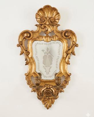 applique antiche legno dorato