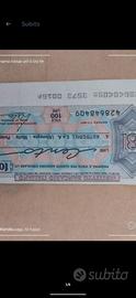 miniassegni del 1977 da 100 lire