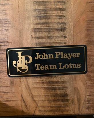 Adesivo / Sticker John Player Team Lotus