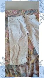 pinocchietto jeans bianco